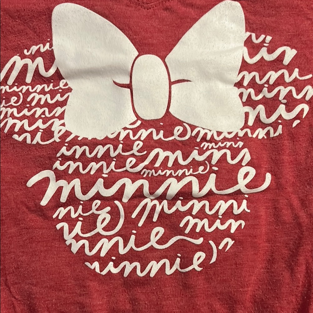 Disney Minnie Mouse Red Women’s  Shirt